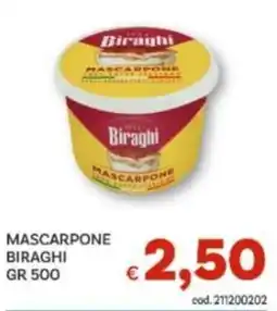 Vivo Supermercati Mascarpone Biraghi offerta