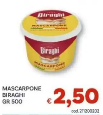 Vivo Supermercati Mascarpone Biraghi offerta