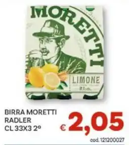 Vivo Supermercati Birra Moretti Radler offerta