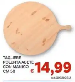 Vivo Supermercati Tagliere polenta abete con manico offerta