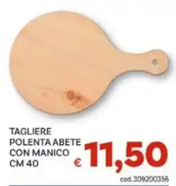 Vivo Supermercati Tagliere polenta abete offerta