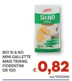 Vivo Supermercati Bio Si & No mini gallette mais triang. fiorentini offerta