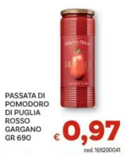 Vivo Supermercati Passata di pomodoro di Puglia rosso Gargano offerta
