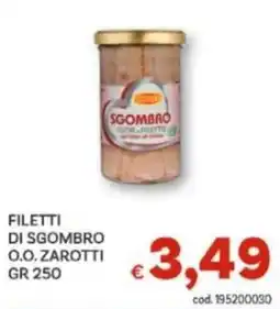 Vivo Supermercati Filetti di sgombro O.O. Zarotti offerta