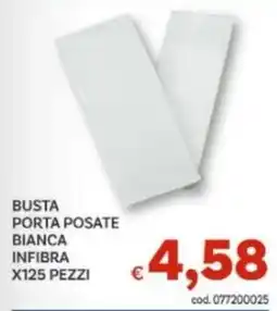 Vivo Supermercati Busta porta posate bianca infibra offerta