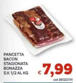 Vivo Supermercati Pancetta bacon stagionata Bonazza offerta
