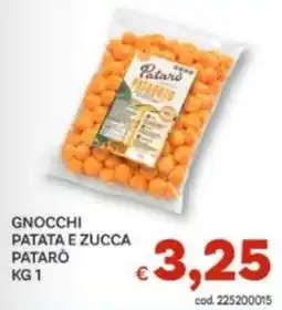 Vivo Supermercati Gnocchi patata e zucca Patarò offerta