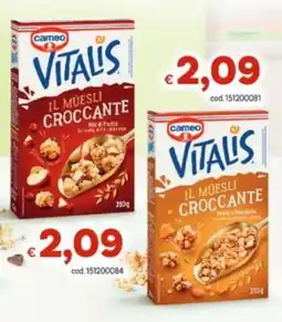 Vivo Supermercati Vitalis il muesli croccante offerta