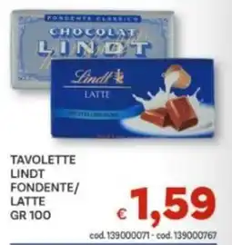 Vivo Supermercati Tavolette Lindt fondente/latte offerta