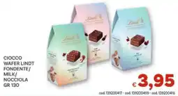 Vivo Supermercati Ciocco wafer Lindt fondente offerta