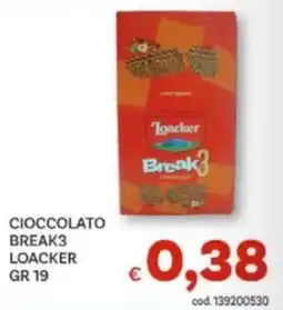 Vivo Supermercati Cioccolato break3 loacker offerta