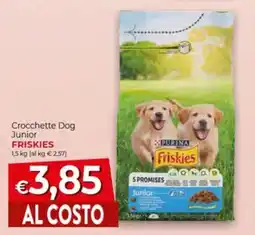 Supermercati Nonna Isa Crocchette Dog Junior Friskies offerta