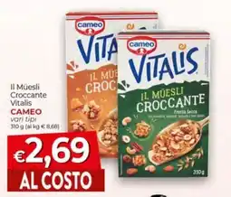 Supermercati Nonna Isa Il Müesli Croccante Vitalis Cameo offerta