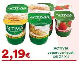 Supermercati Pasquale Prisco Activia yogurt vari gusti offerta