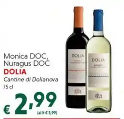 DiMeglio Monica DOC, Nuragus DOC DOLIA offerta