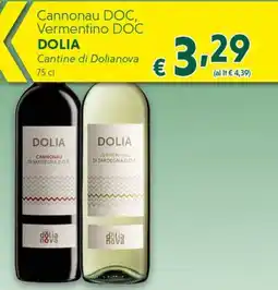 DiMeglio Cannonau DOC, Vermentino DOC DOLIA offerta