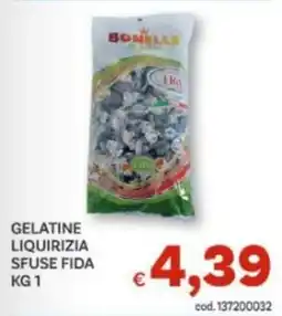 Vivo Supermercati Gelatine liquirizia sfuse fida Bonelle offerta