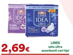 Supermercati Pasquale Prisco Lines seta ultra offerta