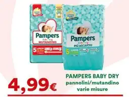 Supermercati Pasquale Prisco Pampers Baby Dry pannolini/mutandino offerta