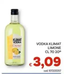 Vivo Supermercati Vodka Klimat Limone offerta