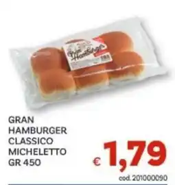 Vivo Supermercati Gran Hamburger Classico Micheleitto offerta