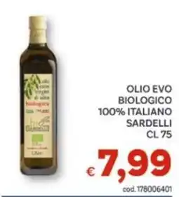 Vivo Supermercati Olio evo biologico Sardelli offerta