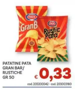 Vivo Supermercati Patatine Pata Gran Bar / Rustiche offerta