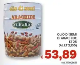 Vivo Supermercati Olio di semi di arachide Olitalia offerta