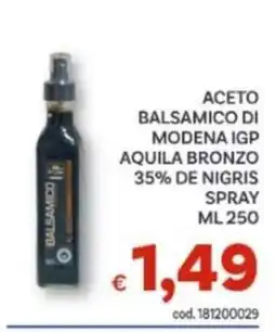 Vivo Supermercati Aceto balsamico di Modena IGP Aquila Bronzo offerta