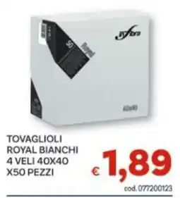 Vivo Supermercati Tovaglioli royal bianchi offerta