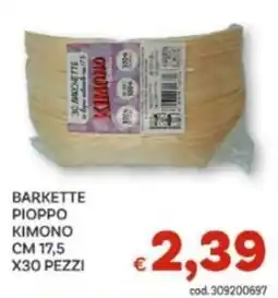 Vivo Supermercati Barkette pioppo kimono offerta