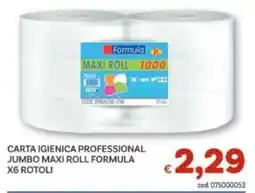 Vivo Supermercati Carta igienica professional jumbo maxi roll formula offerta