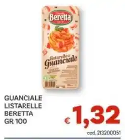 Vivo Supermercati Listarelle a Guanciale Beretta offerta