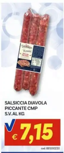 Vivo Supermercati Salsiccia diavola piccante CMP offerta