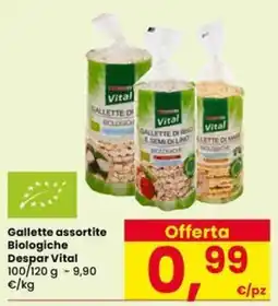Eurospar Gallette assortite Biologiche Despar Vital offerta