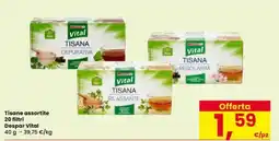 Eurospar Tisane assortite Despar Vital offerta