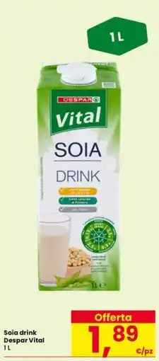 Eurospar Soia drink Despar Vital offerta