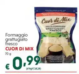 DiMeglio Formaggio grattugiato fresco Cuor di Mix offerta
