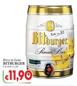 D'Italy Birra in fusto BITBURGER offerta