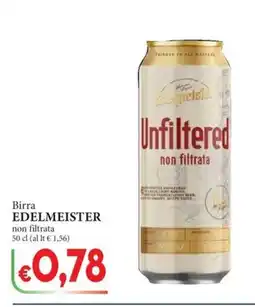 D'Italy Birra Edelmeister non filtrata offerta