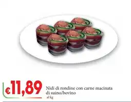D'Italy Nidi di rondine con carne macinata di suino/bovino offerta