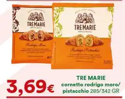 Supermercati Pasquale Prisco Tre Marie cornetto rodrigo moro/pistacchio offerta