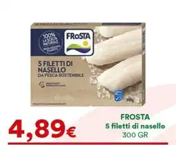 Supermercati Pasquale Prisco Frosta 5 filetti di nasello offerta