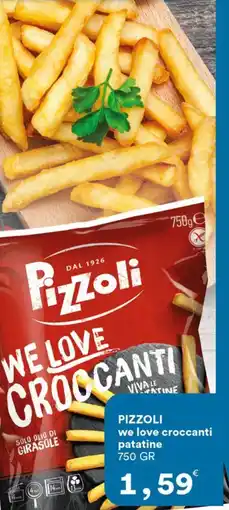 Supermercati Pasquale Prisco Pizzoli we love croccanti patatine offerta