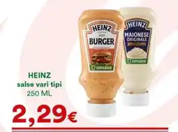 Supermercati Pasquale Prisco Heinz salse vari tipi offerta