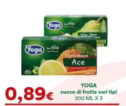 Supermercati Pasquale Prisco Yoga succo di frutta vari tipi offerta