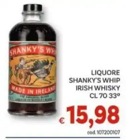 Vivo Supermercati Liquore shanky's whip irish whisky offerta