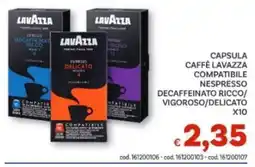 Vivo Supermercati Capsula caffè Lavazza compatibile Nespresso offerta