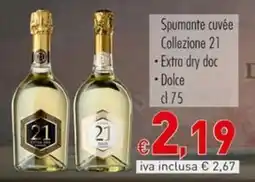 Cash & Carry Grossy Spumante cuvée Collezione 21 offerta
