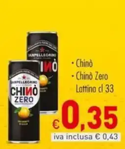 Cash & Carry Grossy Sanpellegrino Chinò Zero offerta